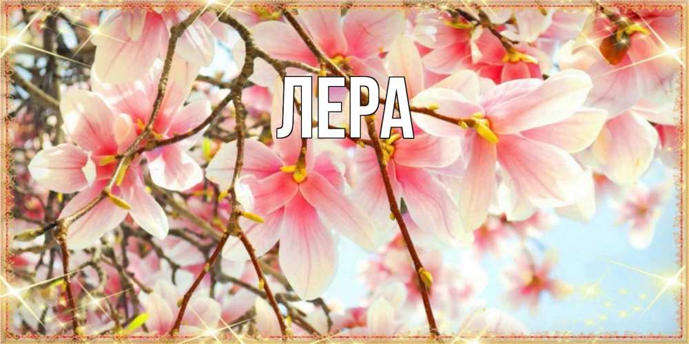 Открытка на каждый день с именем, Лера Главная цветы деревьев на праздник весны наурыз Прикольная открытка с пожеланием онлайн скачать бесплатно 