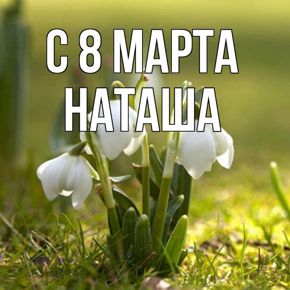 Картинка С 8 МАРТА, наташа