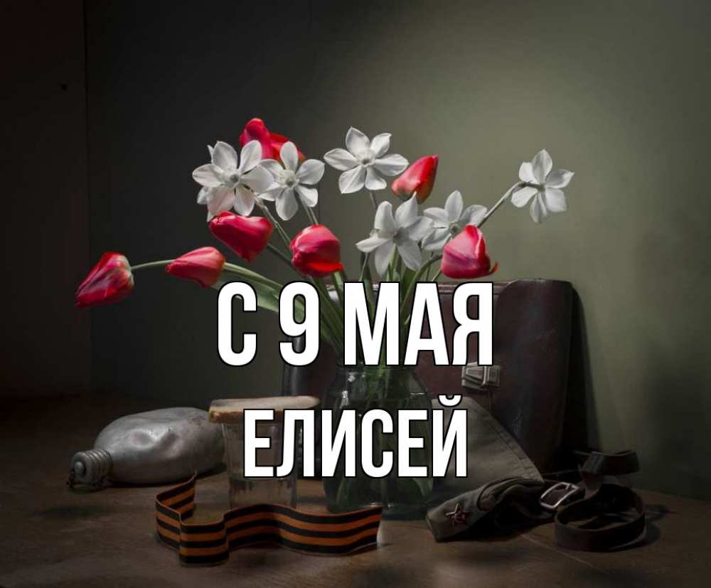 Открытка на каждый день с именем, Елисей С 9 мая 9 мая Прикольная открытка с пожеланием онлайн скачать бесплатно 
