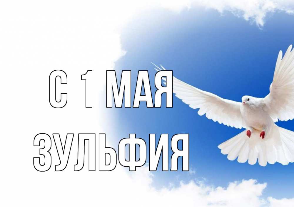 Открытка на каждый день с именем, Зульфия С 1 мая С 1 мая Прикольная открытка с пожеланием онлайн скачать бесплатно 