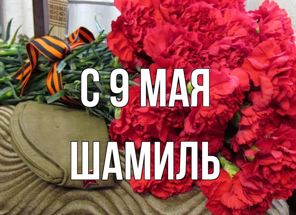 Открытка на каждый день с именем, Шамиль С 9 мая 9 мая Прикольная открытка с пожеланием онлайн скачать бесплатно 