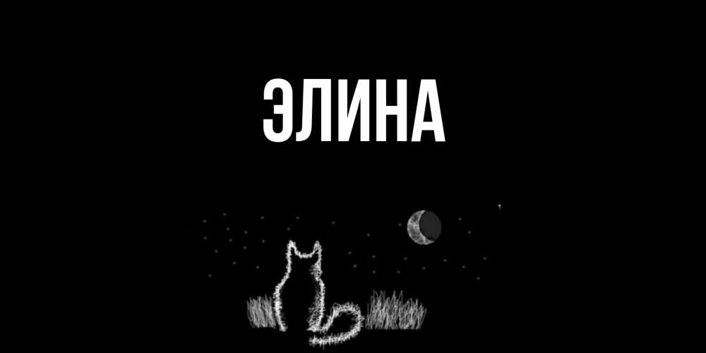 Открытка на каждый день с именем, Элина Главная кот Прикольная открытка с пожеланием онлайн скачать бесплатно 