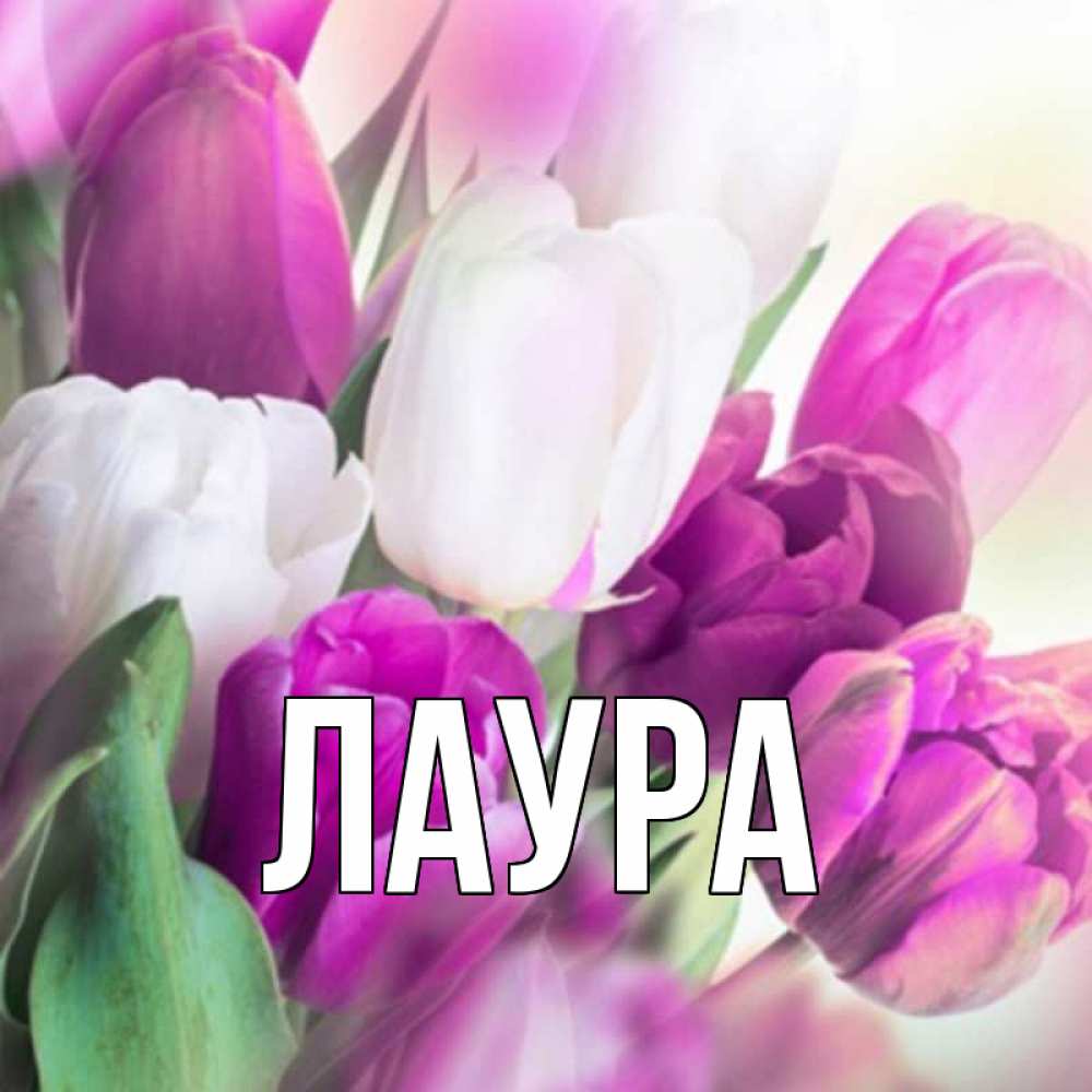 Открытка на каждый день с именем, Лаура Главная весна 1 Прикольная открытка с пожеланием онлайн скачать бесплатно 