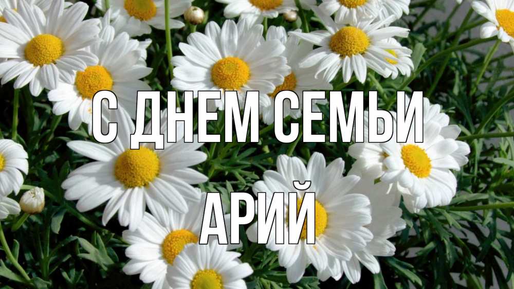 Открытка на каждый день с именем, Арий С днем семьи с днем семьи Прикольная открытка с пожеланием онлайн скачать бесплатно 