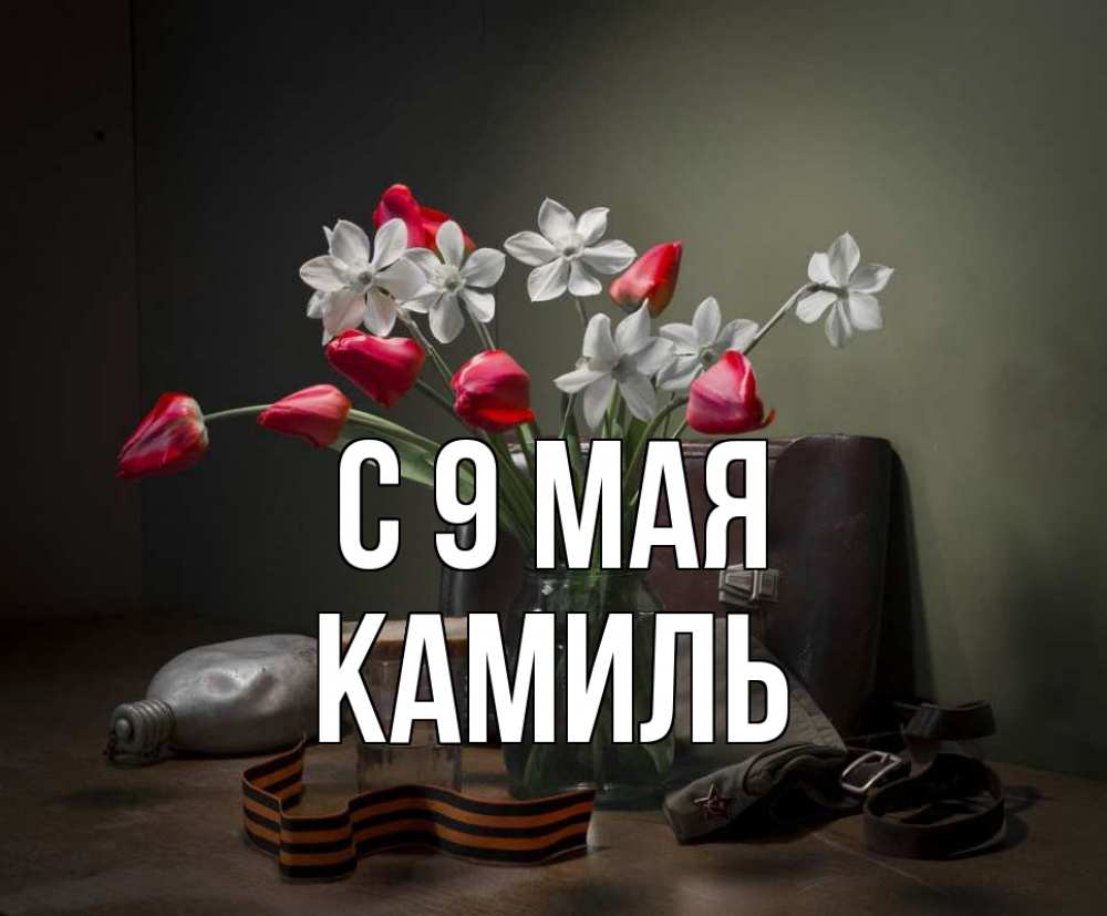 Открытка на каждый день с именем, Камиль С 9 мая 9 мая Прикольная открытка с пожеланием онлайн скачать бесплатно 