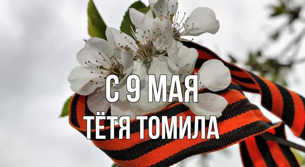 Открытка на каждый день с именем, Тётя-Томила С 9 мая 9 мая Прикольная открытка с пожеланием онлайн скачать бесплатно 