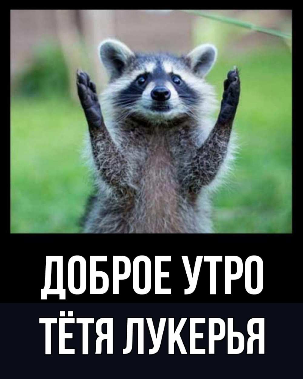 Открытка на каждый день с именем, Тётя-Лукерья Доброе утро хорошее настроение утречком Прикольная открытка с пожеланием онлайн скачать бесплатно 