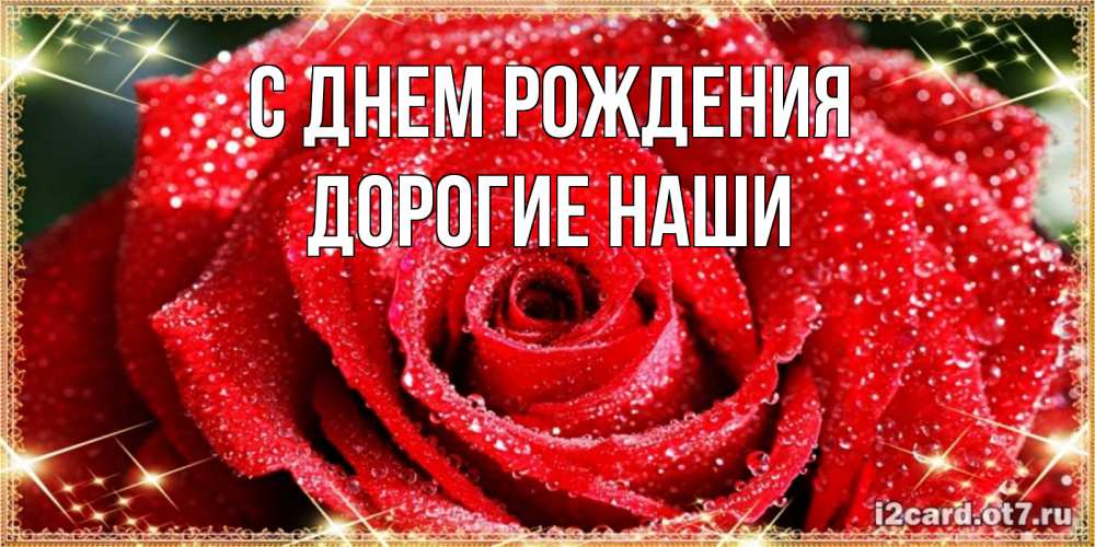 Открытка на каждый день с именем, Дорогие-наши С днем рождения роса и роза. открытка с красивой розой Прикольная открытка с пожеланием онлайн скачать бесплатно 