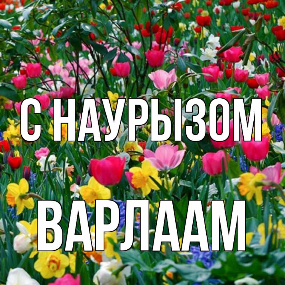 Открытка на каждый день с именем, Варлаам С наурызом с наурызом праздником весны поздравления для женщины Прикольная открытка с пожеланием онлайн скачать бесплатно 