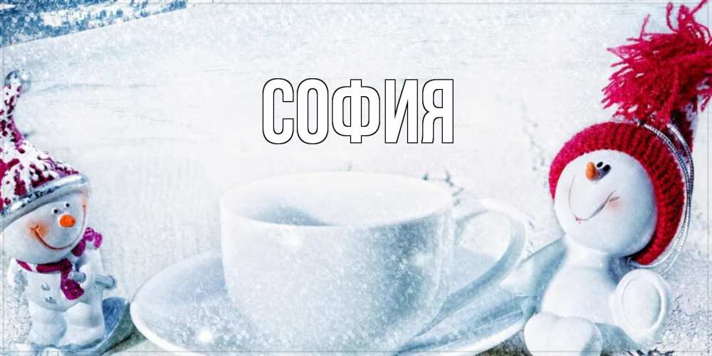 Открытка на каждый день с именем, София Главная чаша замерзшая Прикольная открытка с пожеланием онлайн скачать бесплатно 