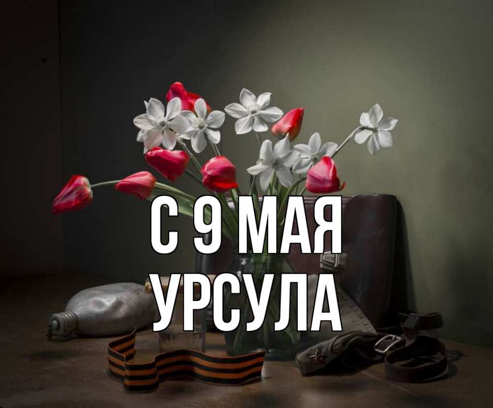 Открытка на каждый день с именем, Урсула С 9 мая 9 мая Прикольная открытка с пожеланием онлайн скачать бесплатно 