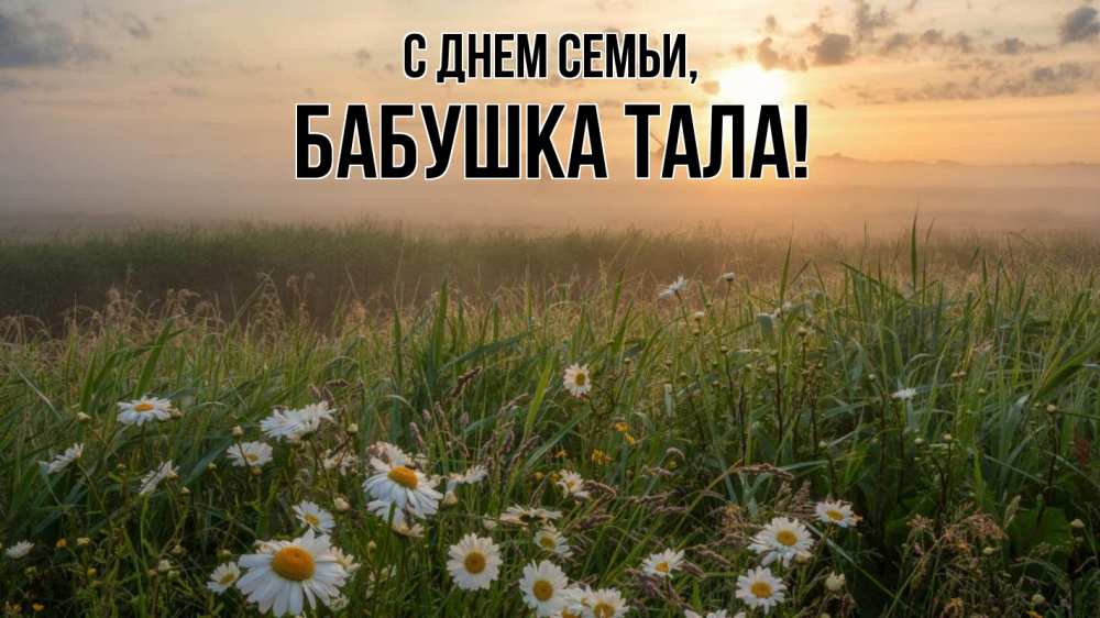 Открытка на каждый день с именем, Бабушка-Тала С днем семьи с днем семьи Прикольная открытка с пожеланием онлайн скачать бесплатно 