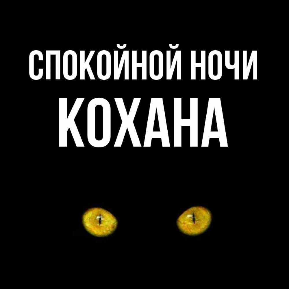 Открытка на каждый день с именем, Кохана Спокойной ночи сладких снов бесстрашный мой дружочек Прикольная открытка с пожеланием онлайн скачать бесплатно 