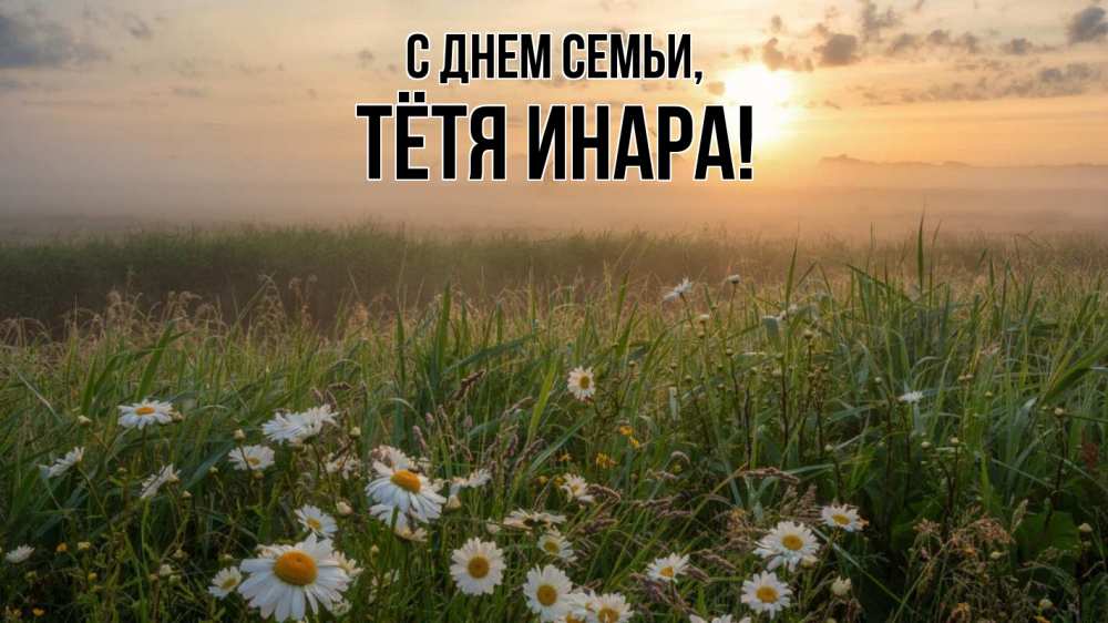Открытка на каждый день с именем, Тётя-Инара С днем семьи с днем семьи Прикольная открытка с пожеланием онлайн скачать бесплатно 