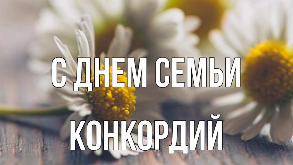 Открытка на каждый день с именем, Конкордий С днем семьи с днем семьи Прикольная открытка с пожеланием онлайн скачать бесплатно 
