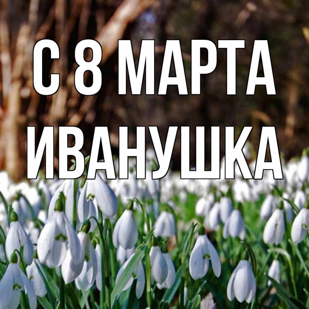 Картинка С 8 МАРТА, Иванушка
