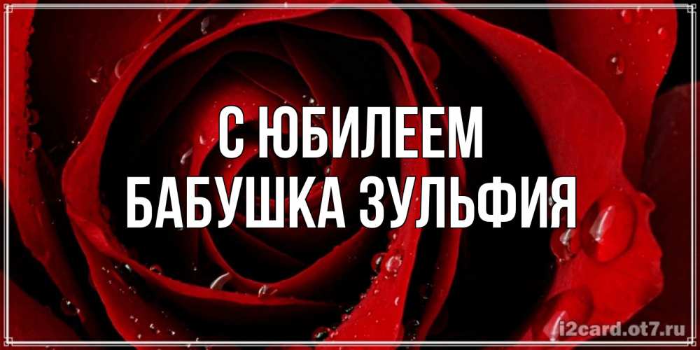 Открытка на каждый день с именем, Бабушка-Зульфия С юбилеем крупная бордовая роза Прикольная открытка с пожеланием онлайн скачать бесплатно 