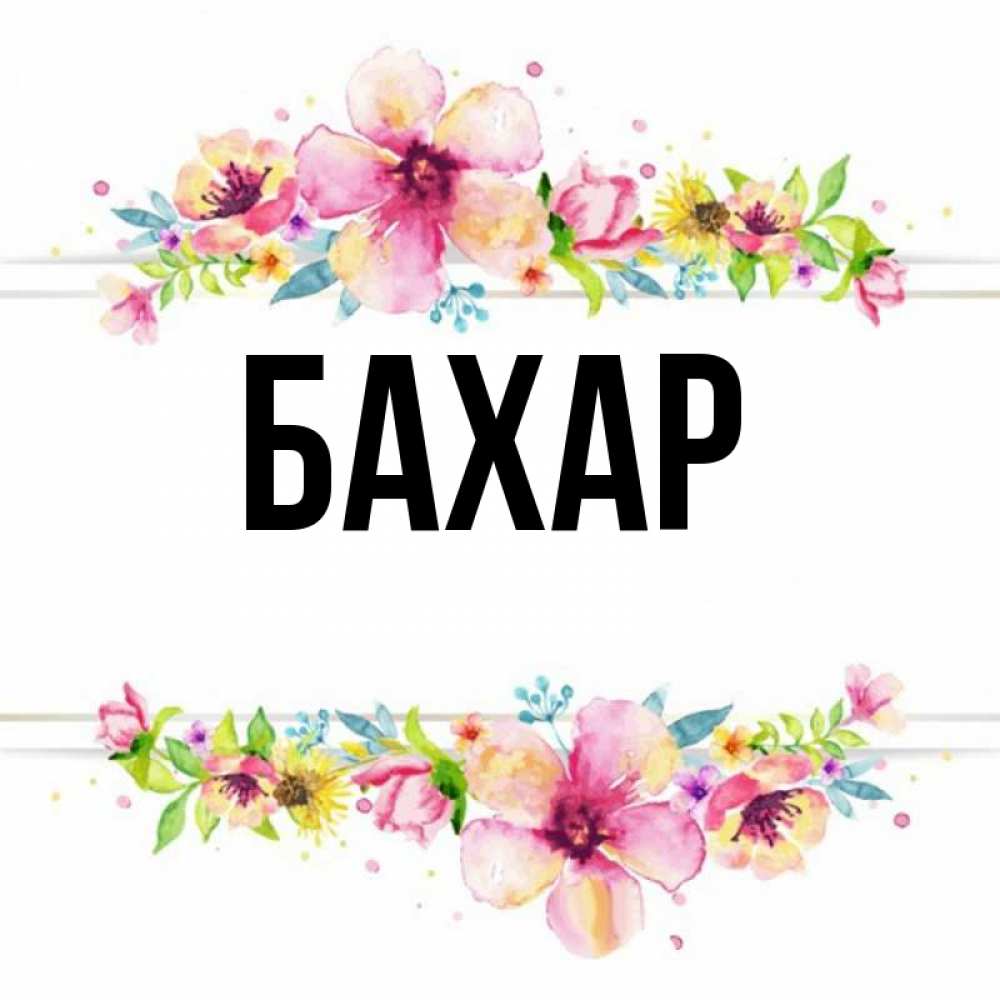 Картинка  с именем , Бахар