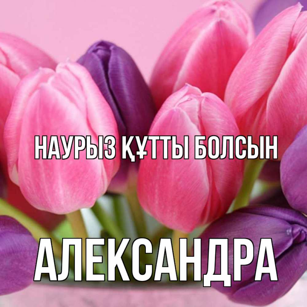 Открытка на каждый день с именем, Александра Наурыз құтты болсын маме 1 Прикольная открытка с пожеланием онлайн скачать бесплатно 