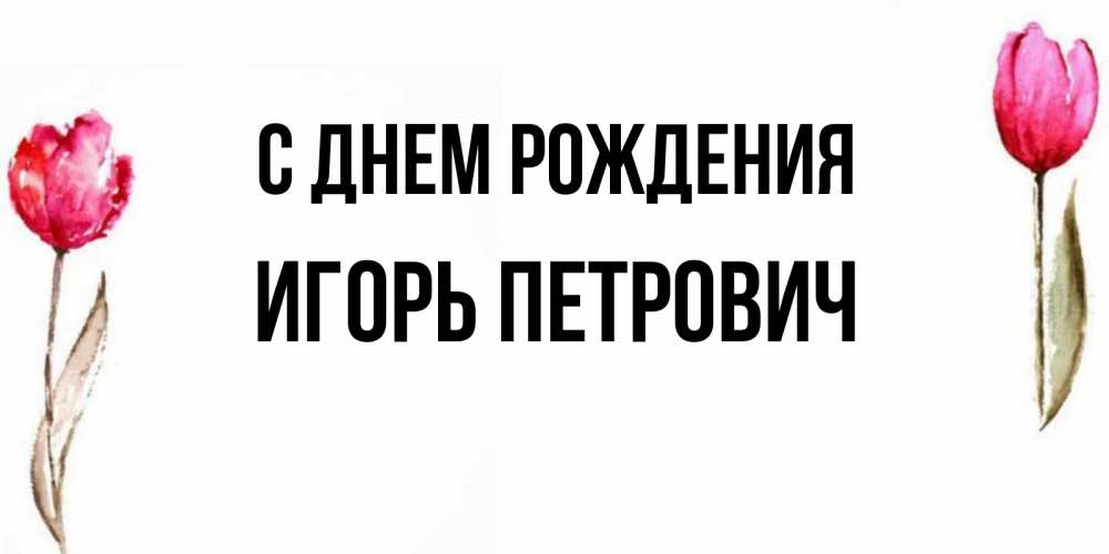 Картинка С днем рождения, Игорь Петрович