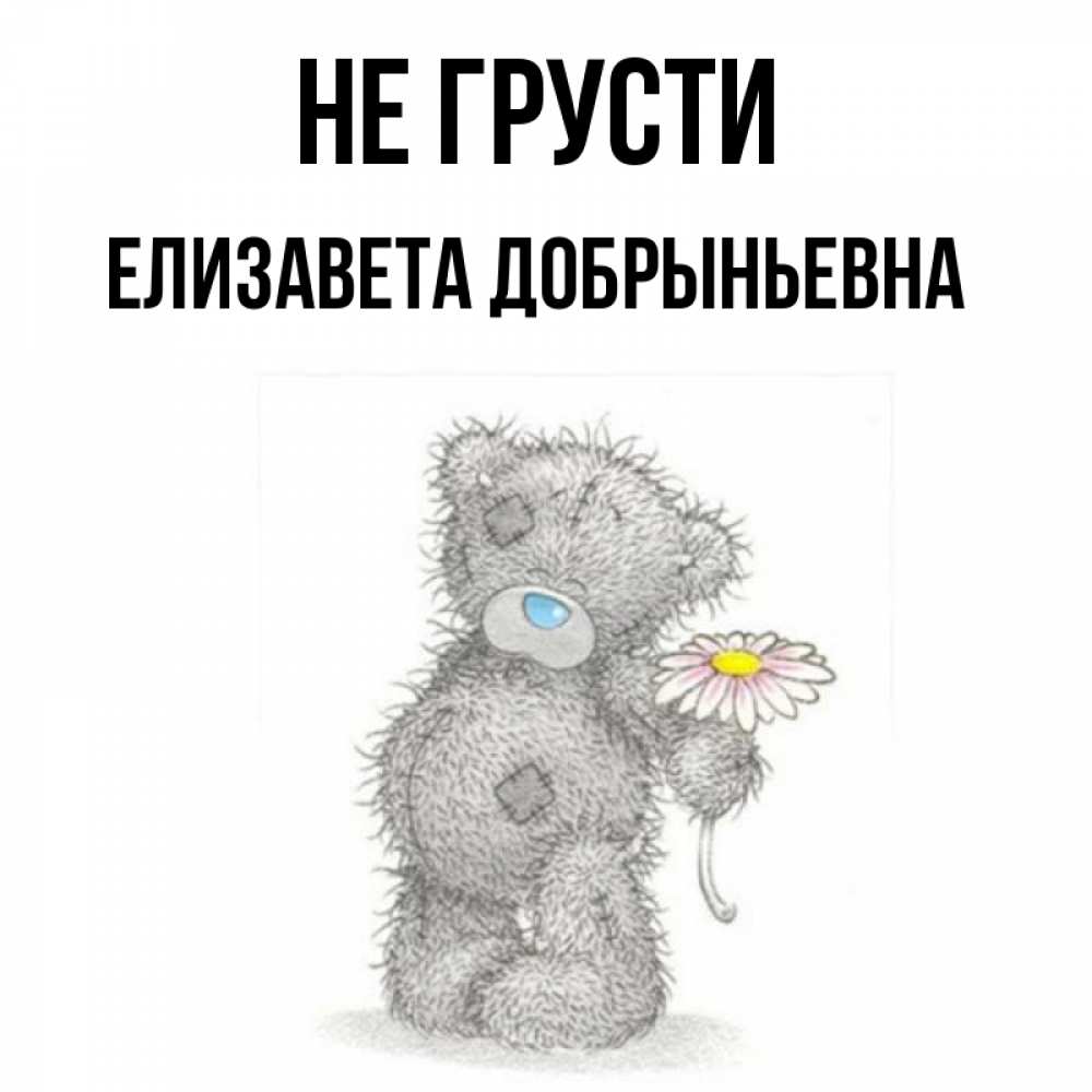 Картинка мишка не грусти