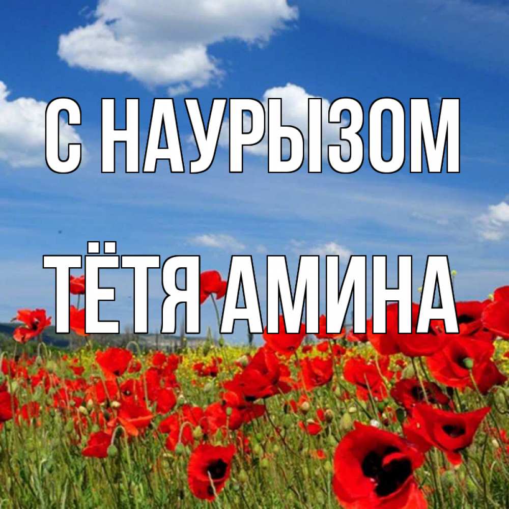 Открытка на каждый день с именем, Тётя-Амина С наурызом праздник весны наурыз очень красивая картинка Прикольная открытка с пожеланием онлайн скачать бесплатно 