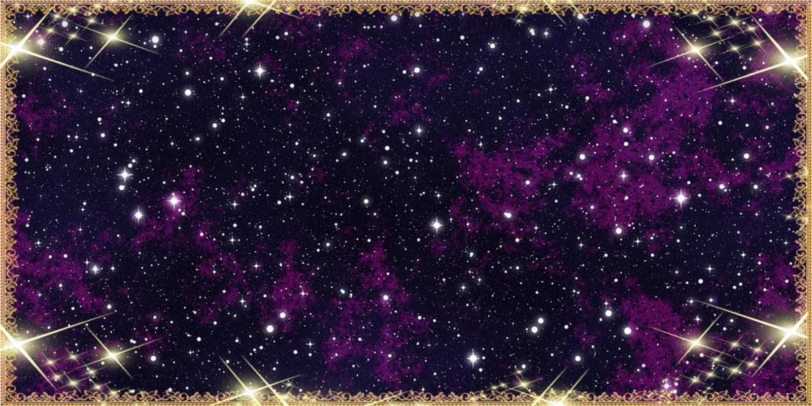 Открытка фиолетовая туманность хорошего сна Спокойной ночи 