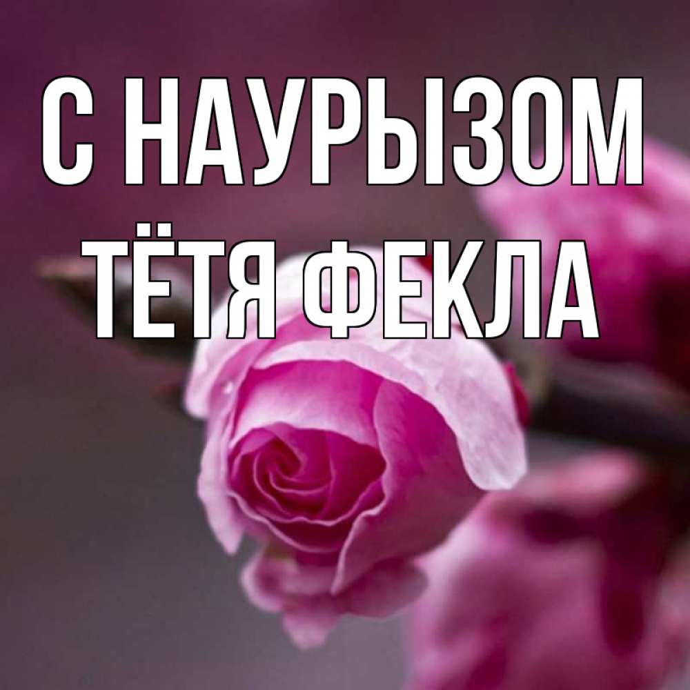 Открытка на каждый день с именем, Тётя-Фекла С наурызом весна Прикольная открытка с пожеланием онлайн скачать бесплатно 