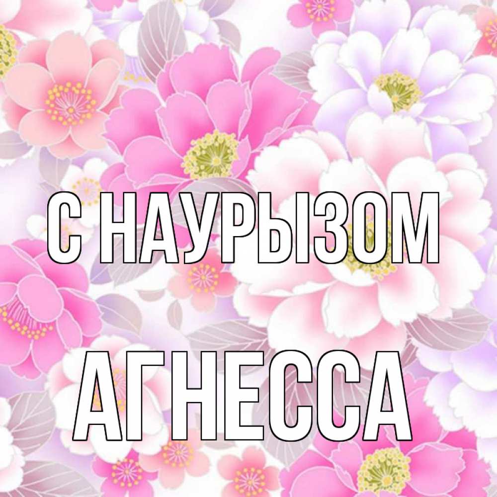 Открытка на каждый день с именем, Агнесса С наурызом для женщин Прикольная открытка с пожеланием онлайн скачать бесплатно 