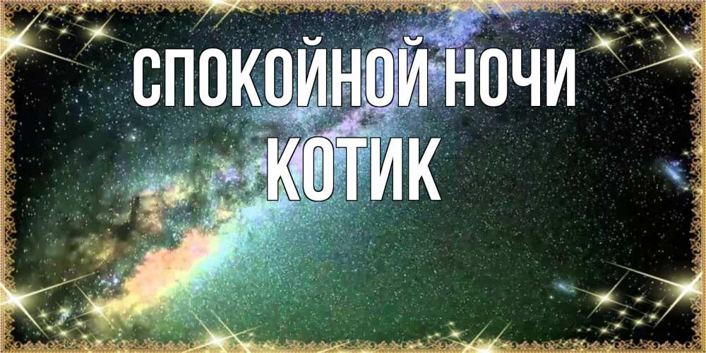 Открытка на каждый день с именем, котик Спокойной ночи спи и засыпай и высыпайся Прикольная открытка с пожеланием онлайн скачать бесплатно 