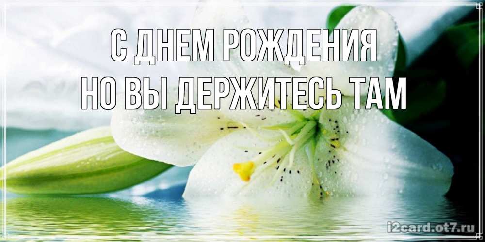 Картинка С днем рождения, Но вы держитесь там