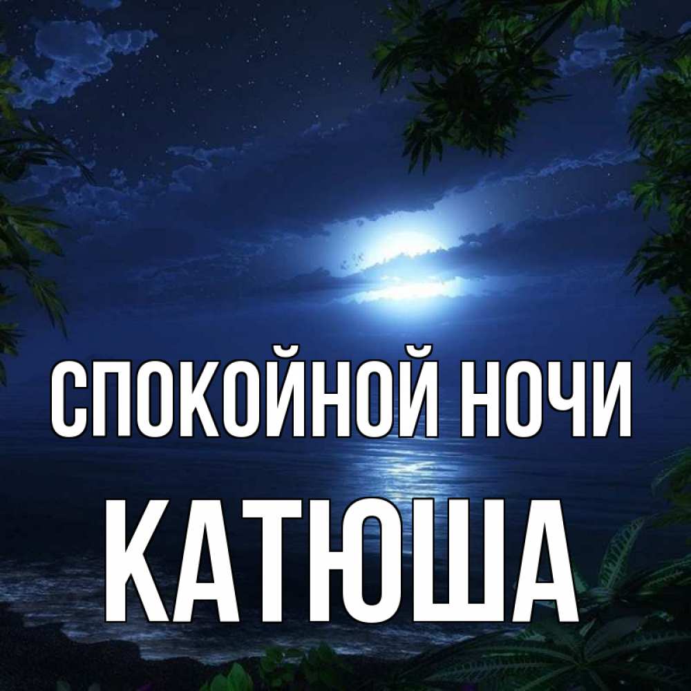 Доброй ночи катюша картинки красивые