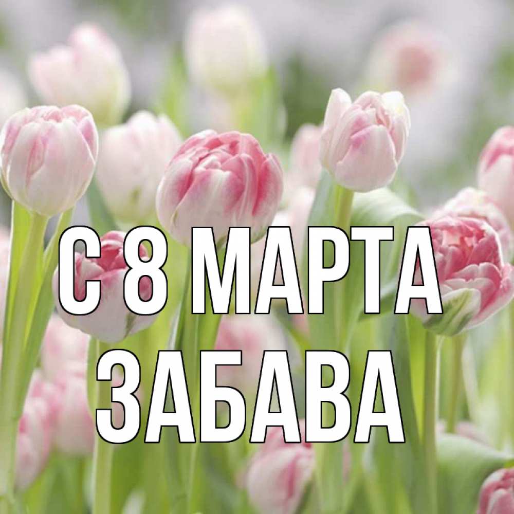 Открытка на каждый день с именем, Забава С 8 марта цветы Прикольная открытка с пожеланием онлайн скачать бесплатно 