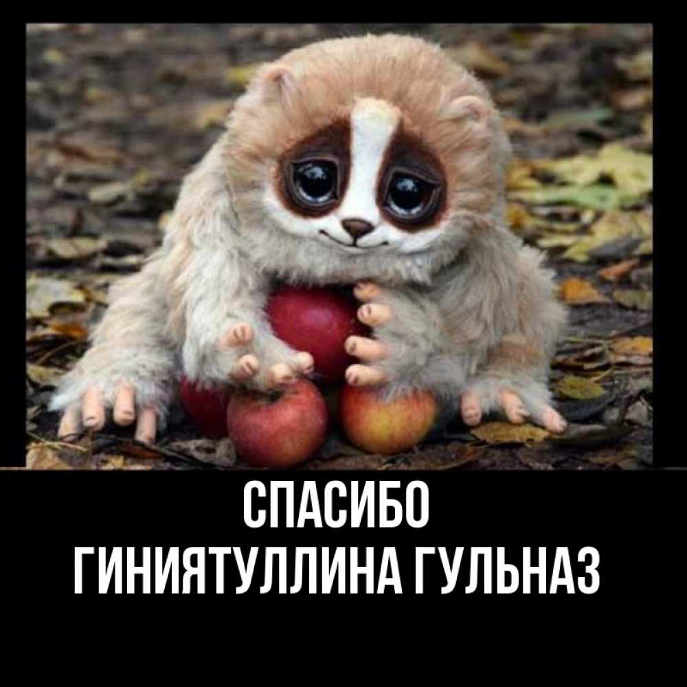 Открытка с именем, Гиниятуллина Гульназ, Спасибо