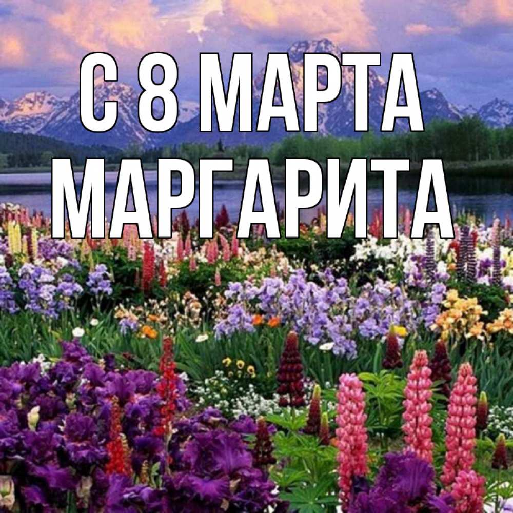 Картинка С 8 МАРТА, Маргарита