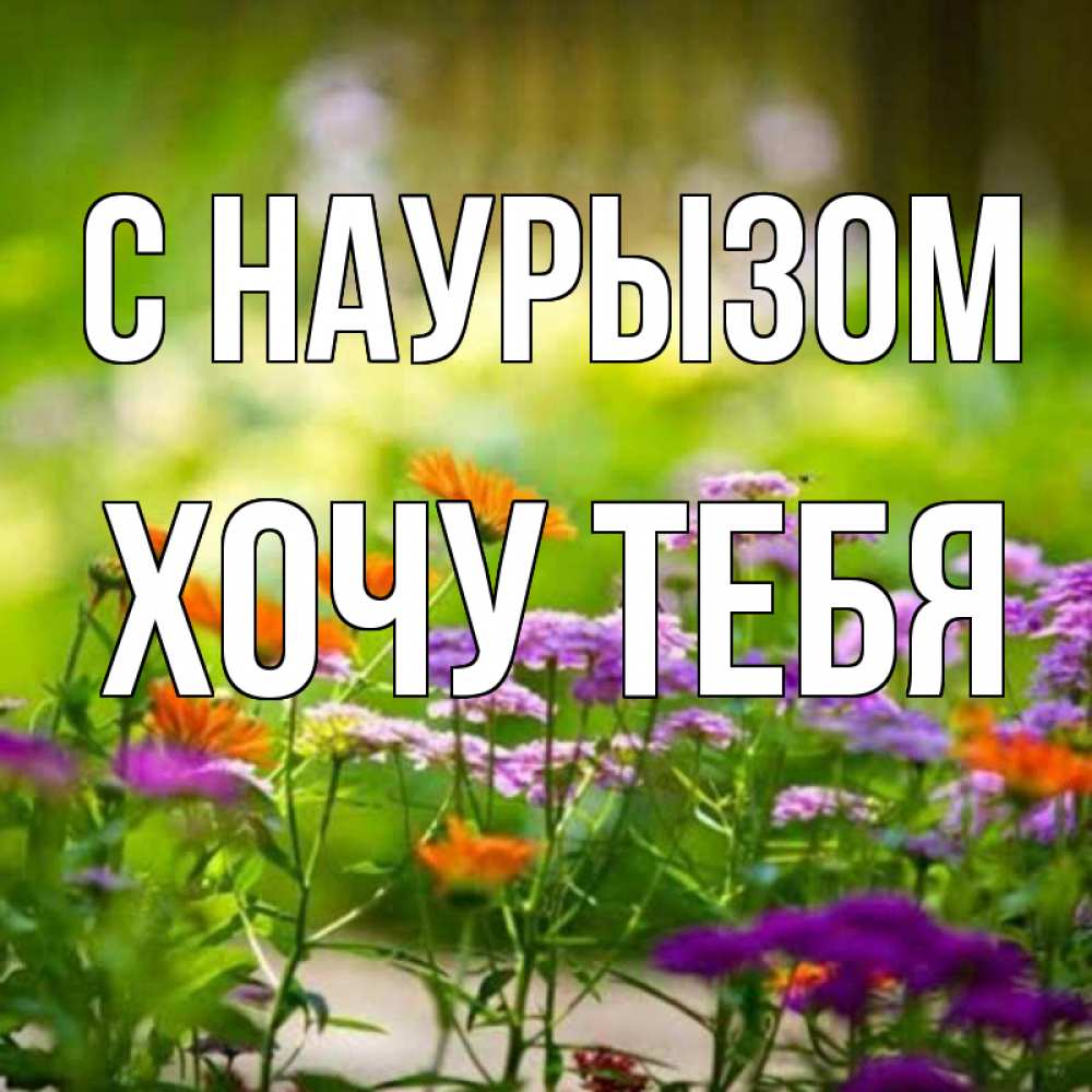 Картинка С наурызом, Хочу тебя