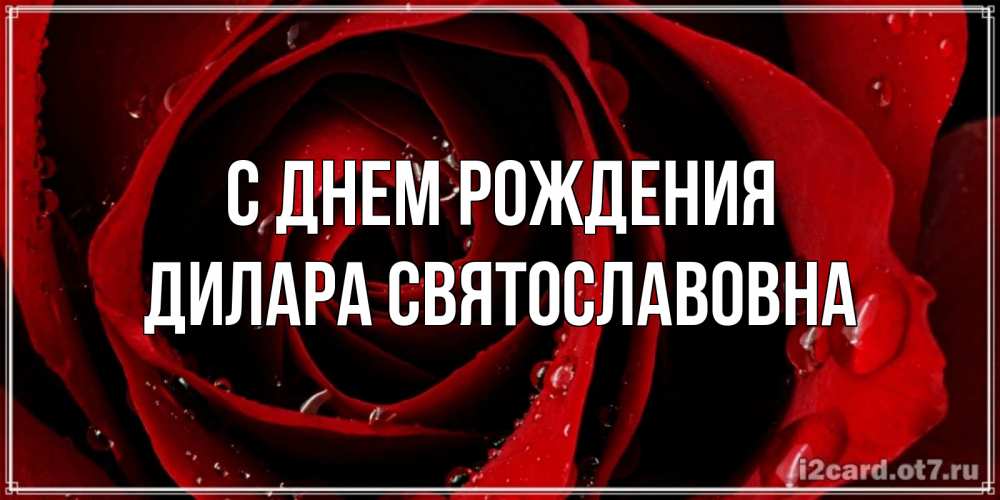 Картинка С днем рождения, Дилара Святославовна