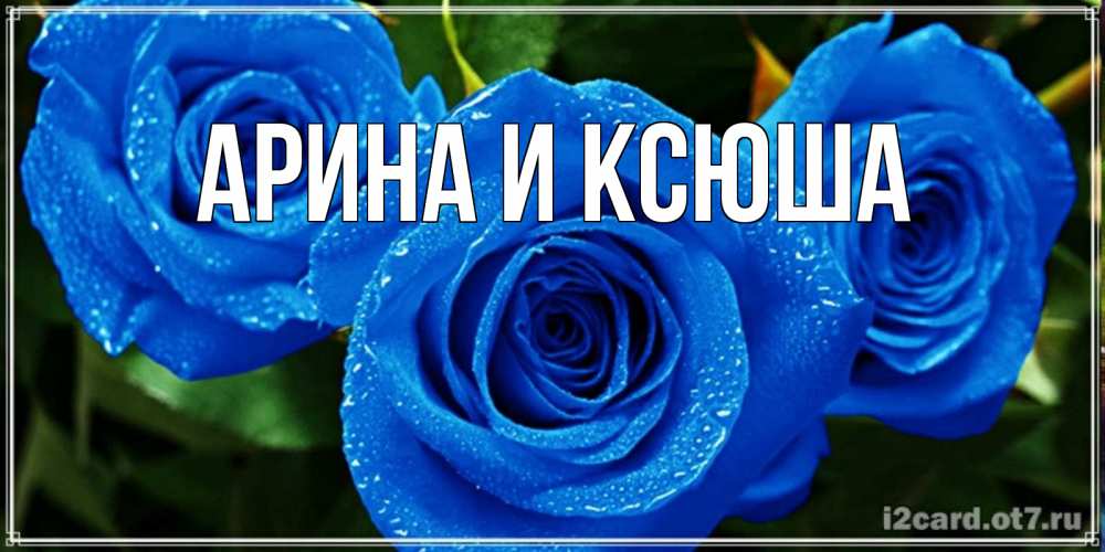 Картинка  с именем , Арина и Ксюша