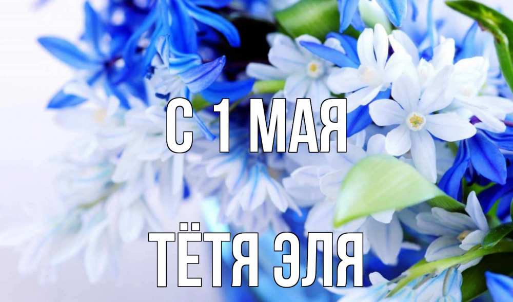 Открытка на каждый день с именем, Тётя-Эля С 1 мая С 1 мая Прикольная открытка с пожеланием онлайн скачать бесплатно 