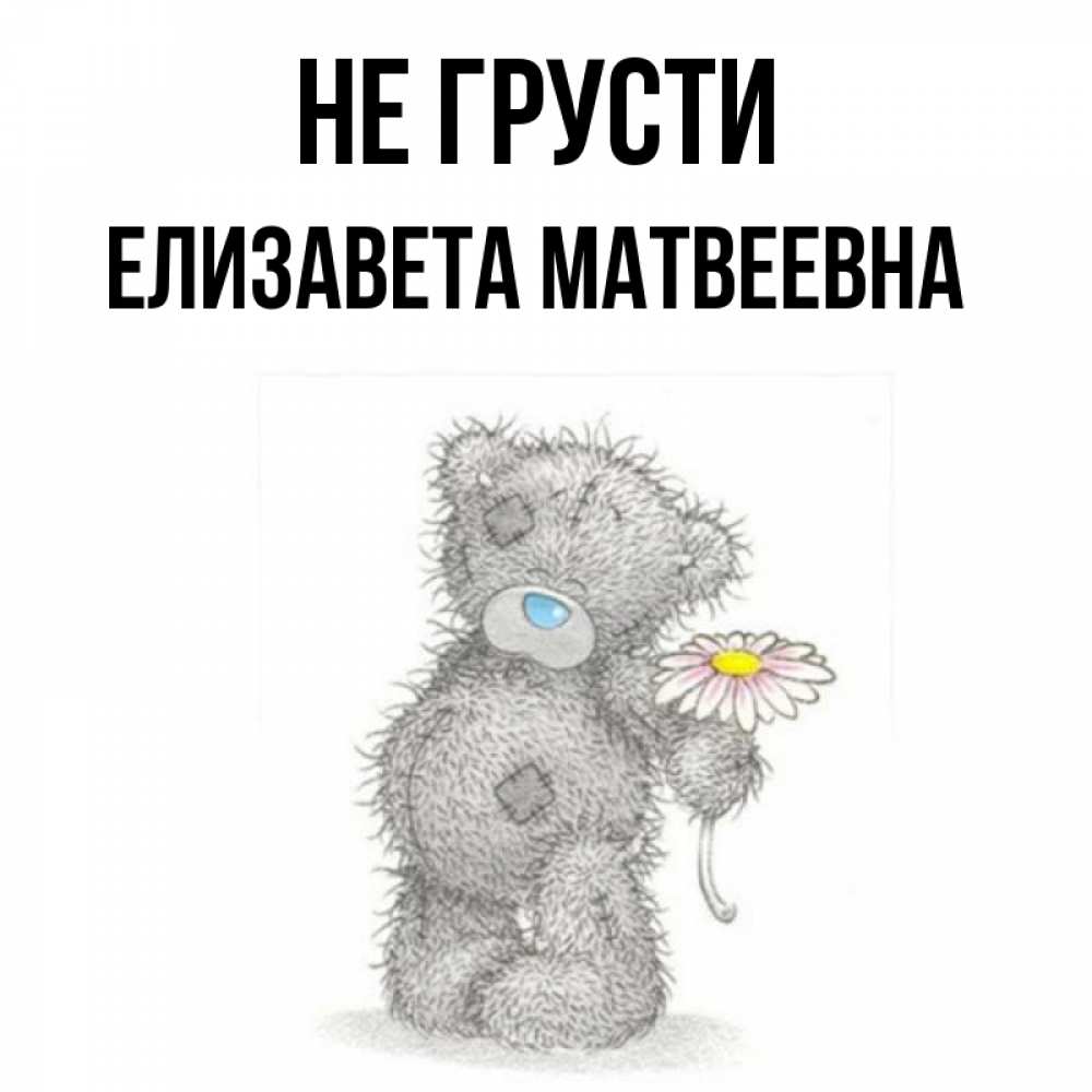 Картинка мишка не грусти