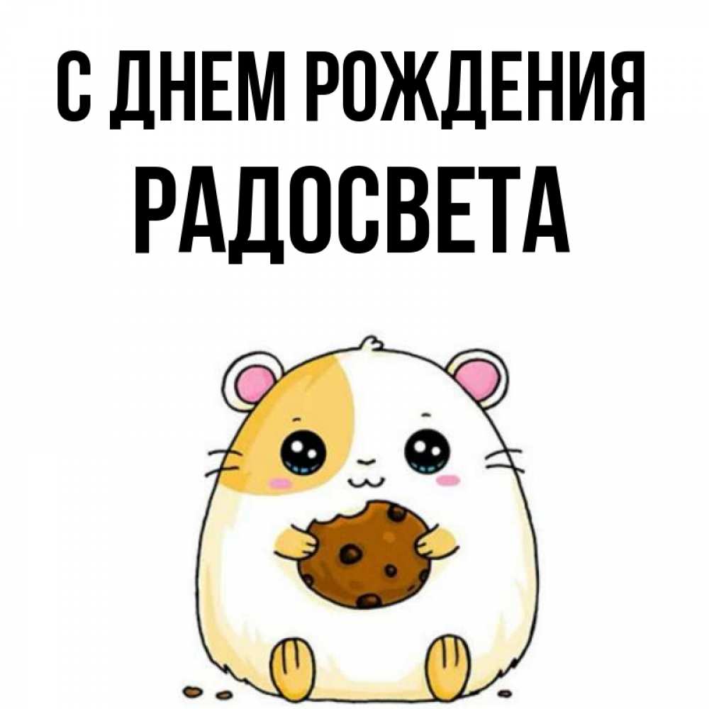 Открытка на каждый день с именем, Радосвета С днем рождения с днюхой Прикольная открытка с пожеланием онлайн скачать бесплатно 