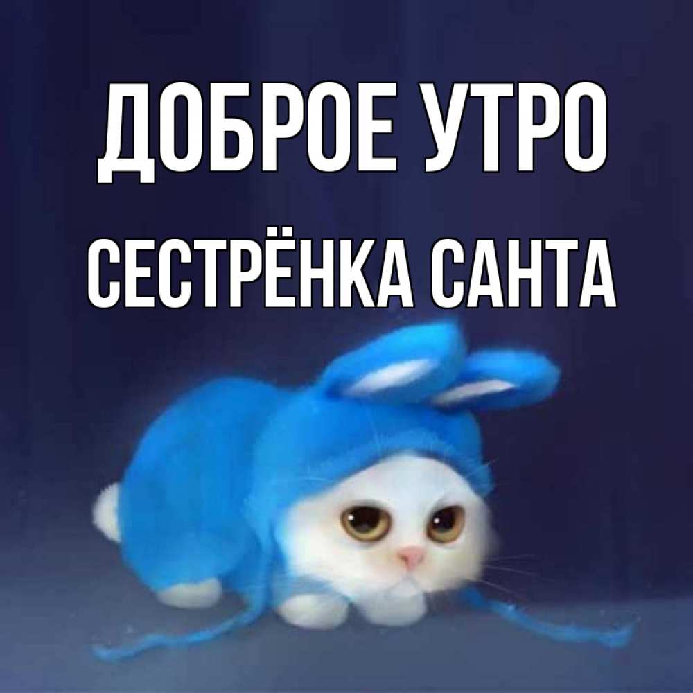 Открытка на каждый день с именем, Сестрёнка-Санта Доброе утро открытки красивые скачать бесплатно Прикольная открытка с пожеланием онлайн скачать бесплатно 