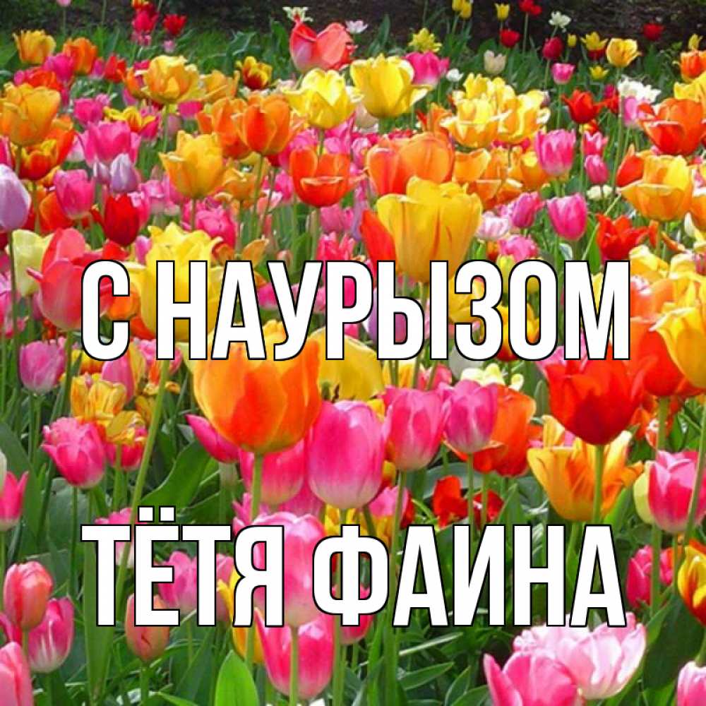 Открытка на каждый день с именем, Тётя-Фаина С наурызом праздник весны наурыз 4 Прикольная открытка с пожеланием онлайн скачать бесплатно 