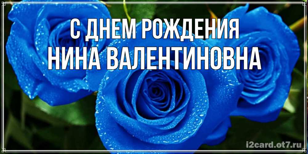 Картинка С днем рождения, Нина Валентиновна