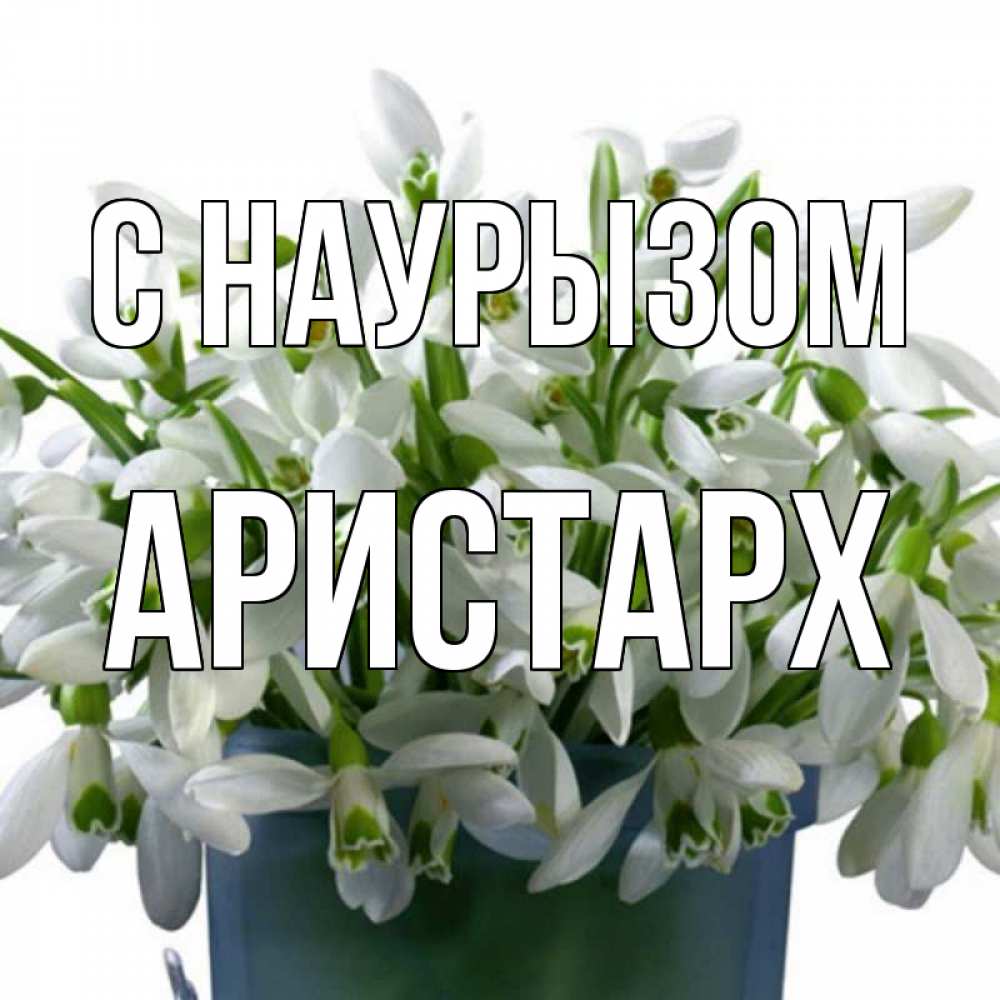 Открытка на каждый день с именем, Аристарх С наурызом цветы к наурызу новый год в Казахстане Прикольная открытка с пожеланием онлайн скачать бесплатно 