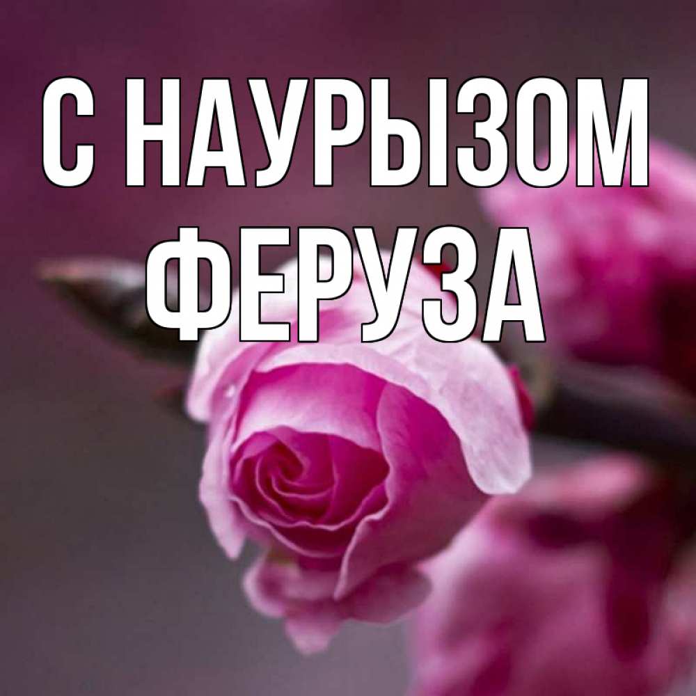 Открытка на каждый день с именем, Феруза С наурызом весна Прикольная открытка с пожеланием онлайн скачать бесплатно 