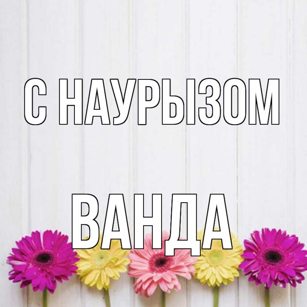 Открытка на каждый день с именем, Ванда С наурызом женщинам 1 Прикольная открытка с пожеланием онлайн скачать бесплатно 