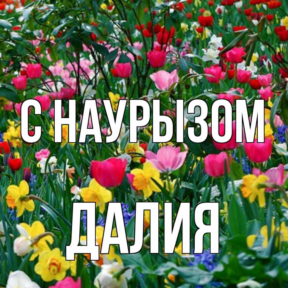 Открытка на каждый день с именем, Далия С наурызом с наурызом праздником весны поздравления для женщины Прикольная открытка с пожеланием онлайн скачать бесплатно 