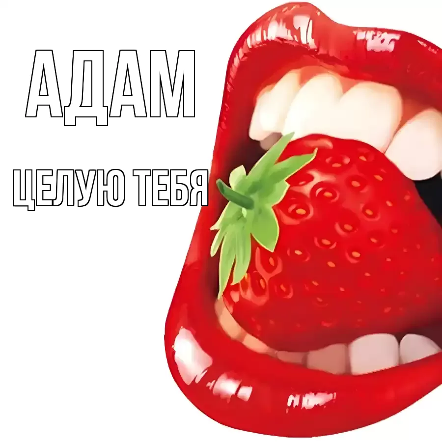 ЦЕЛУЮ ТЕБЯ АДАМ