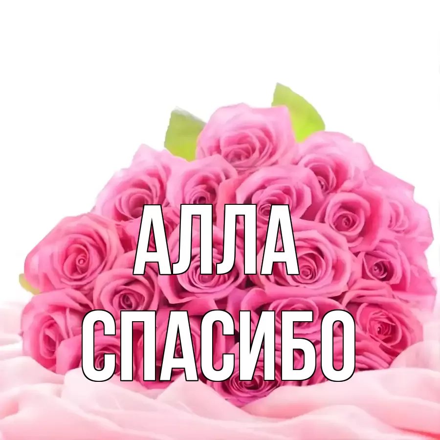 ОТКРЫТКА АЛЛА